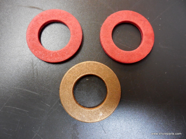 Auger Washer Kit | One Bronze & 2 Fiber Washers for Hobart #12 Meat Grinders